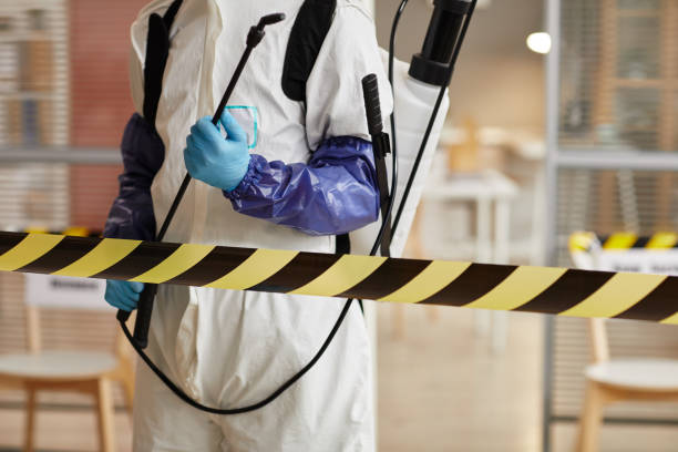 Professional Biohazard Cleanup technician working in Green Valley, SD